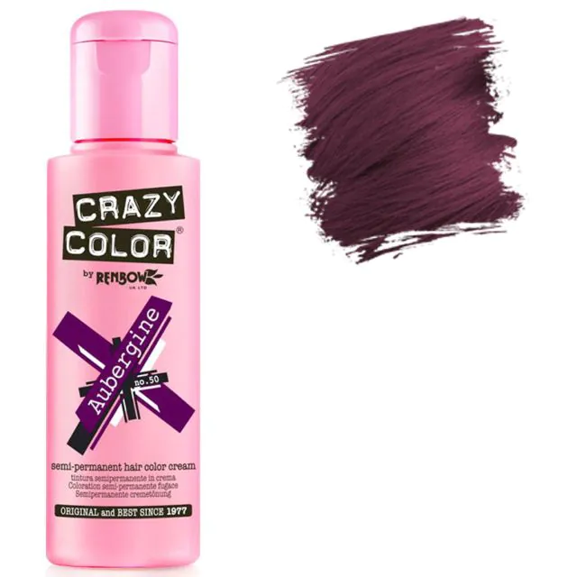 Crazy Color Aubergine 100ml