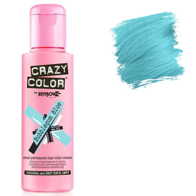 Crazy Color Bubblegum Blue 100ml