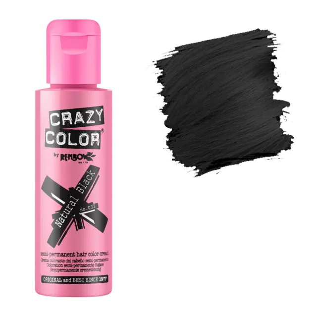 Crazy Color Naturel Black 100ml