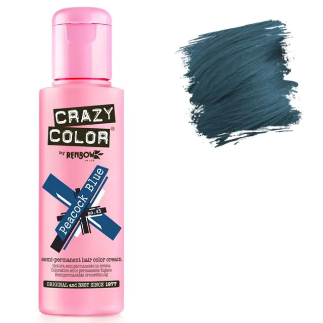 Crazy Color Peacock Blue 100ml